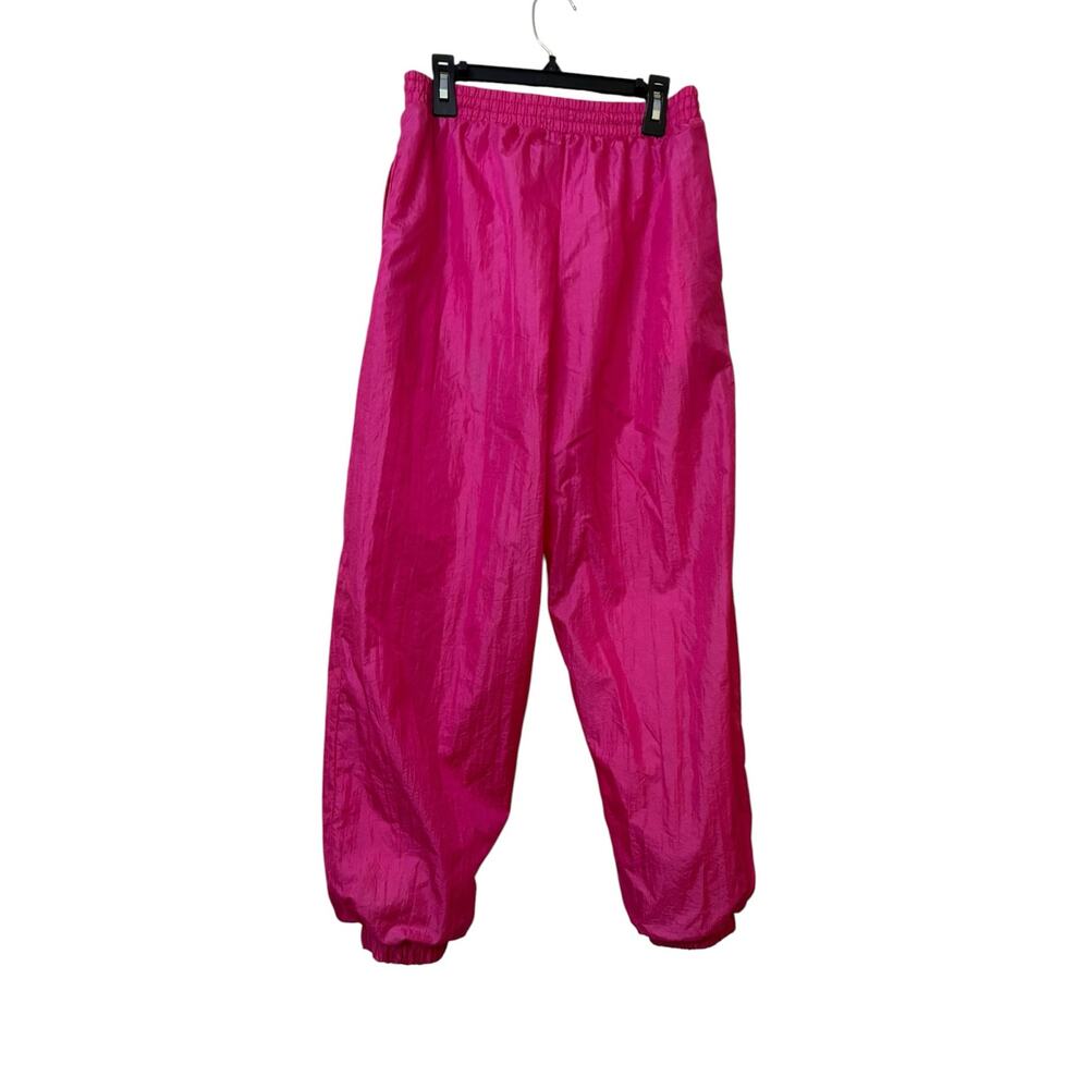 Vtg Pearl River Clothing Co Pink Nylon Track Jogger Pants Youth L 14/Womens XSP - Picture 4 of 8